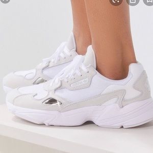 Adidas White Falcon Sneakers
